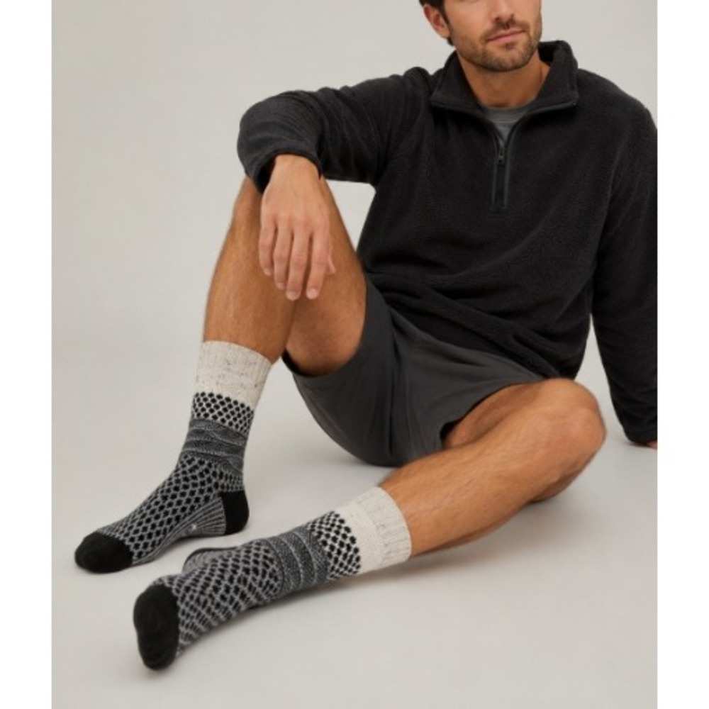 Smartwool Unisex Everyday Cozy Popcorn Cable Crew Socks Size M NWT